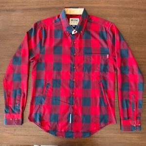 RSVLTS Long Sleeve Button Down Flannel